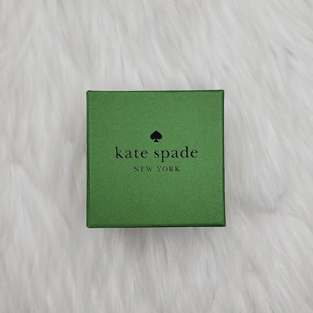 Kate Spade Spot The Spade Box Set of 2 Slider Bracelets Silver / Clear - Picture 7 of 16